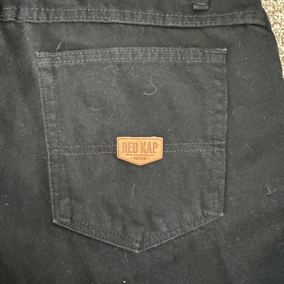Black Denim Work Jeans - Picture 3 of 5